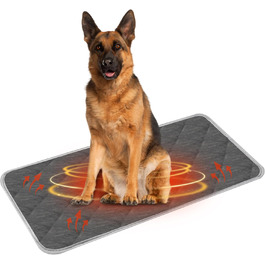 Самогріюча ковдра для котів та собак - тепла підстилка для тварин, тепла підстилка для собак малого та середнього розміру, неслизька ковдра для цуценят та собак (XXL 72x115 см)