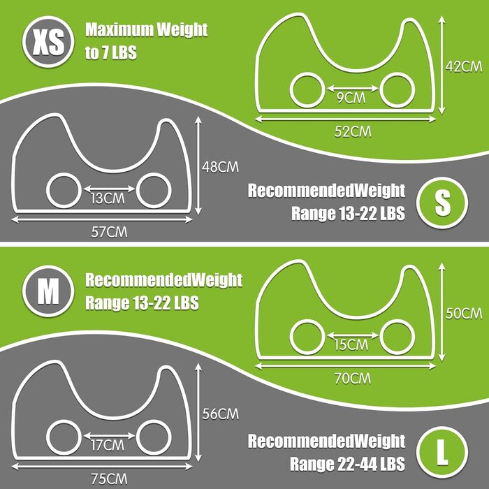 Набір для догляду за тваринами Autrucker: гамак для грумінгу котів та собак, обладнання для стрижки кігтів, аксесуари для миття, шлейка (L, чорний)