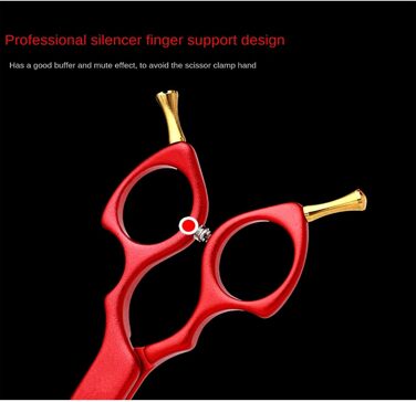 Ножиці для грумінгу собак та котів 7.5 дюймів, професійні ножиці для грумінгу з нержавіючої сталі 440C, ергономічні ручки з алюмінію (рожевий+сірий)