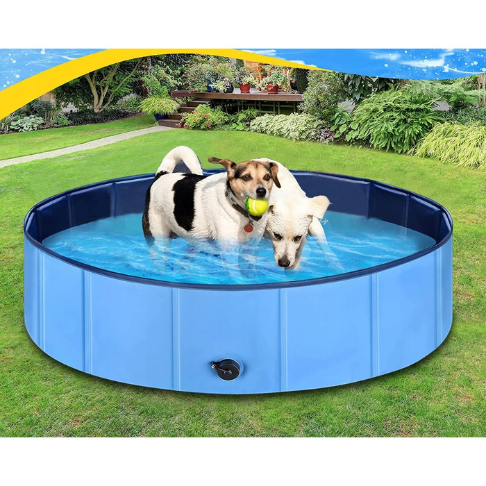Басейн для собак Opengarden, 160 x 30 см, синій