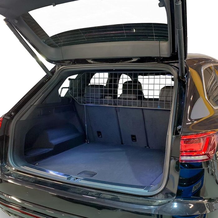 Сітка-перегородка для собак Travall Volkswagen Touareg (2018-), захист багажника, сталевий захист для транспортування собак