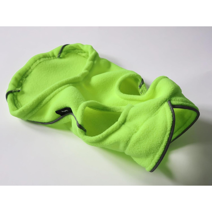 Тепла жилетка для собак та котів Jacko & Co з кільцем для повідка – м'яка, легка, дихаюча (XS, ліно-зелений)