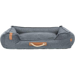 Лежак для собак TRIXIE BE Nordic Föhr, м'який, прямокутний, 80×60 см, сірий