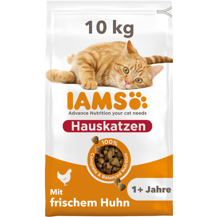 Сухий корм для котів IAMS Indoor з куркою для кішок, що живуть у приміщенні, 10 кг