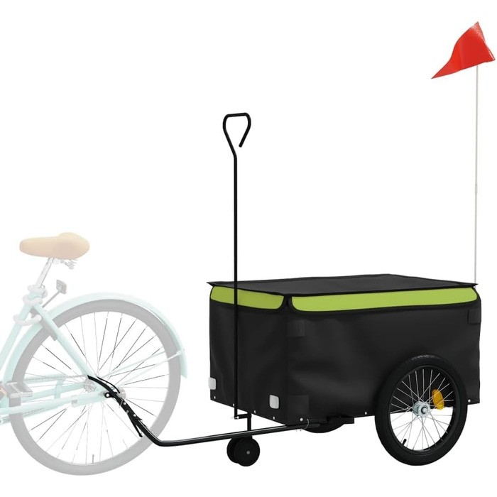 Причіп для велосипеда Gecheer: вантажний, для собак, чорний, 137x68x59 см