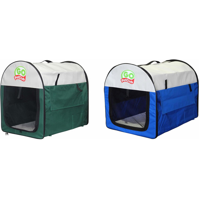 М'яка переноска для собак Go Pet Club, 61 см, зелена