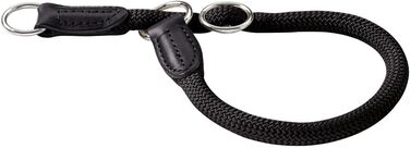 HUNTER Dressurhalsung FREESTYLE, чорний, міцний ошейник для тренувань та повсякденного використання, розмір L