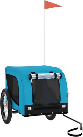 Ферштанге́р для велосипеда Festnight: перевезення собак, вантажний, Oxford-тканина, 45 кг, 133x69x73,5 см, блакитно-чорний